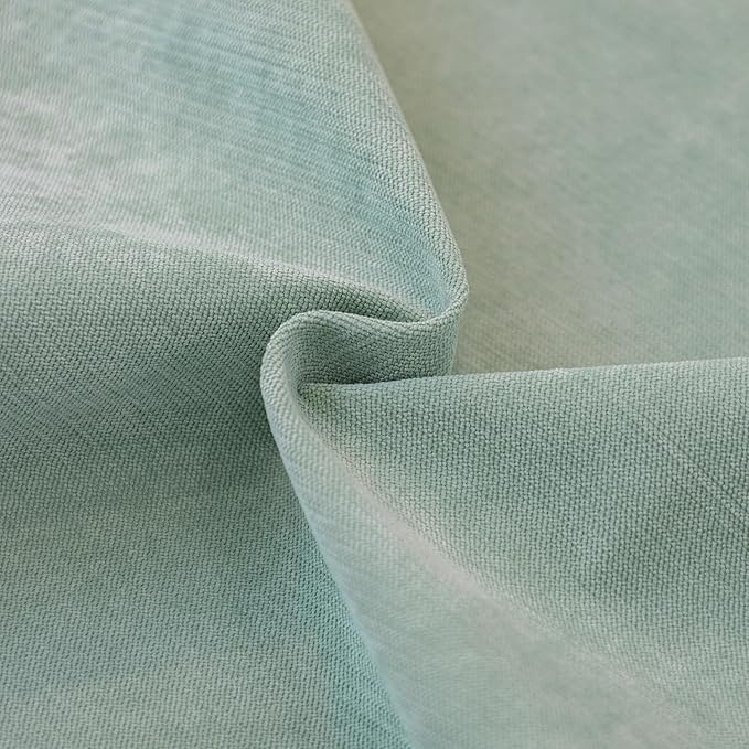 STACYPIK 100% Waterproof Sea Green Sofa Covers, Couch Cover for Sectional, Anti-Cat Scratch Furniture Protector, Washable Jacquard Sofa Cover for Dogs, Kids, Wear Resistant Sofa Slipcover-71X71IN