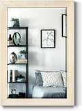 Wexford Home Barnwood Wood Full Length Mirror - Distressed White (AR1-L01)