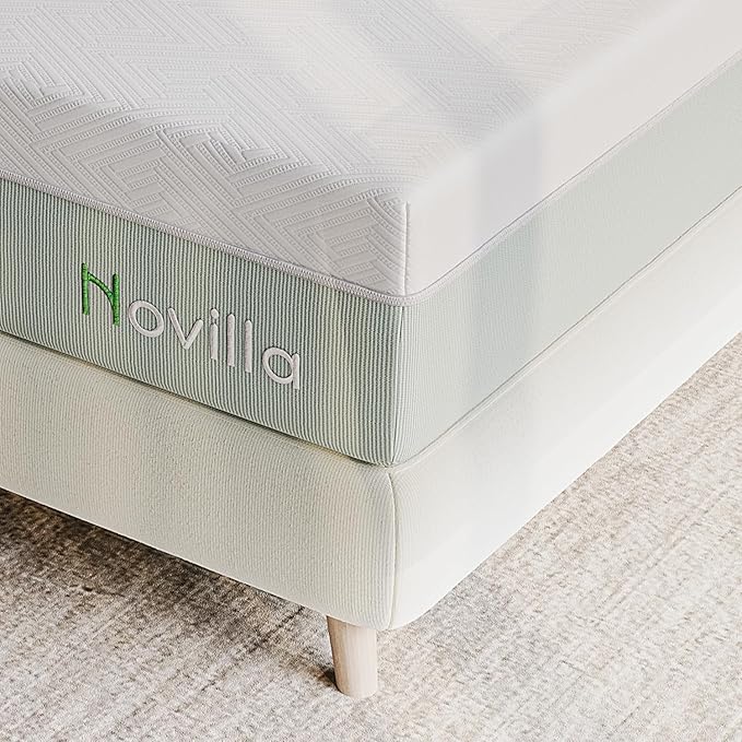 Novilla Mattress XL Twin Size,12 Inch Gel Memory Foam Mattress in a Box for Cool Night & Motion Isolation,Medium Firm Feel, Bliss