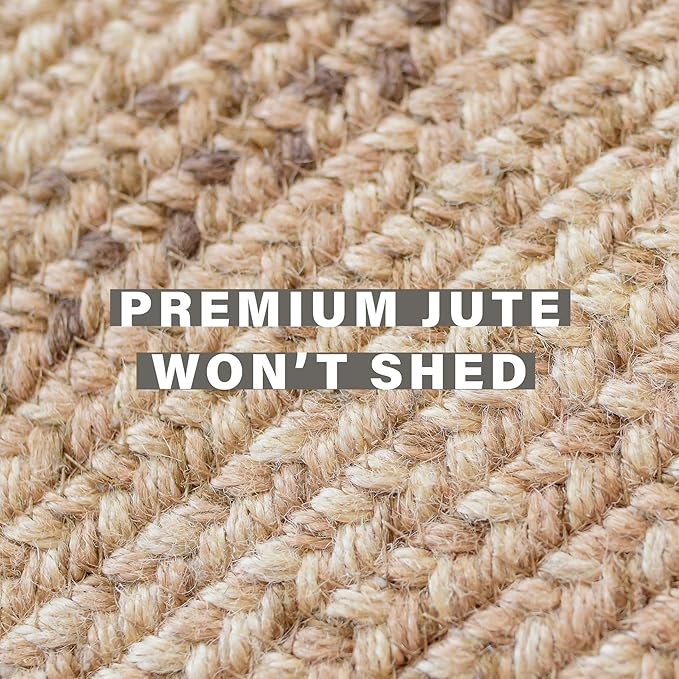 Cookie Dough Brown Area Rugs 4x6' – Large Farmhouse Rugs for Entryway and Bedroom