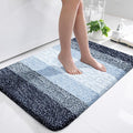 OLANLY Bathroom Rugs Mat 36x24, Extra Soft Absorbent Microfiber Bath Rugs, Rubber Backing, Quick Dry, Machine Washable Bath Mats for Bathroom Floor, Tub and Shower, Home Decor Accessories, Navy Blue