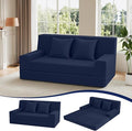 MeMoreCool Boneless Folding Sofa Bed Queen, Corduroy Convertible Sleeper Chair, Foldable Foam Mattress Chair, Comfy Fold‑Out Futon Couch Bed, Large Floor Sofa Couch for Living Room Guest