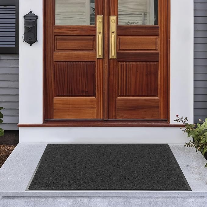 Amyracel Front Door Mat Indoor Outdoor Entrance, 36" x 60" All-Season Waterproof Heavy Duty Doormat for Outside Entry, Stain and Fade Resistant, Low Profile, Easy Clean Patio Entryway Mat