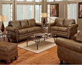 American Furniture Classics Sedona 4-Piece Microfiber Sofa Set in Brown