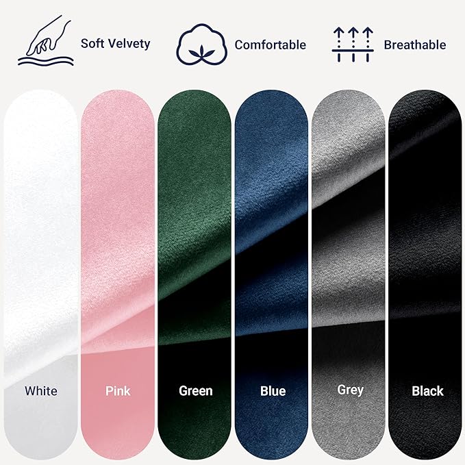 Allewie Queen Size Platform Bed Frame with Velvet Upholstered Wingback Headboard, No Box Spring Needed, Under Bed Storage Space, Strong Wooden Slats, Modern Mattress Foundation, Easy Assembly, White