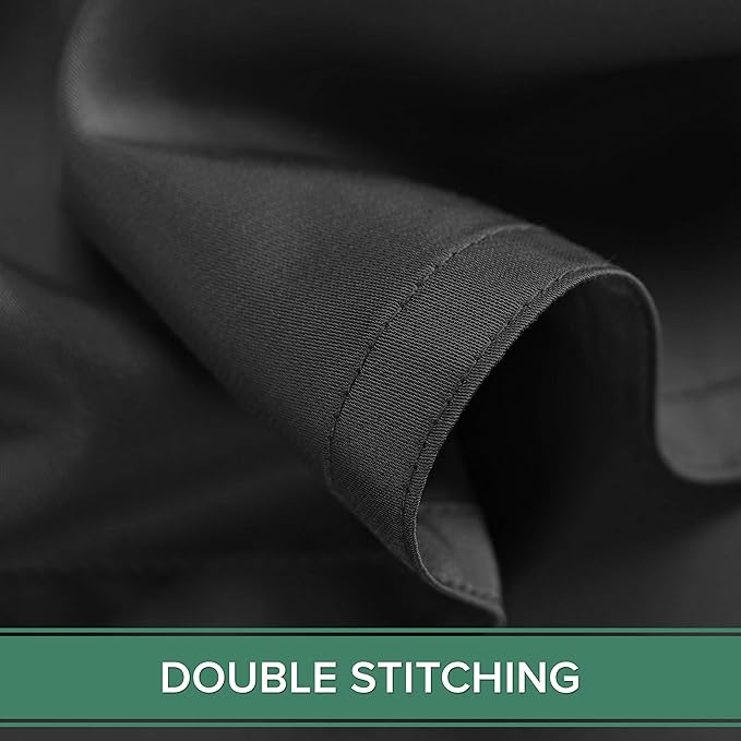 Full Sheets by Pure Bamboo, Genuine 100% Organic Viscose Derived from Bamboo Bed Sheet Set, Luxuriously Soft & Cooling, Double Stitching, Lifetime Quality Promise (Full, Black)