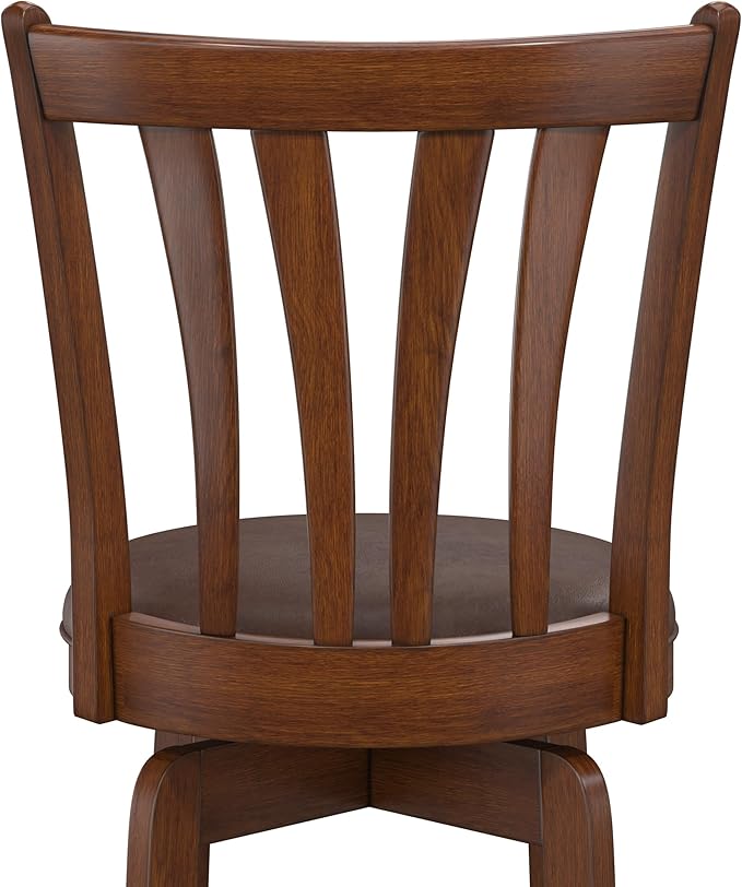 Hillsdale Savana Swivel Counter Stool, Cherry