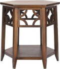 Safavieh American Homes Collection Connor Light Brown Hexagon End Table