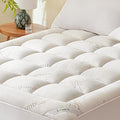 Love's cabin Twin Mattress Topper, Rayon Derived from Bamboo, 900 GSM Breathable Mattress Topper Pad, Thick Pillow Top Mattress Pad Stretches up with 8"-20" Deep Pocket(39"x75")