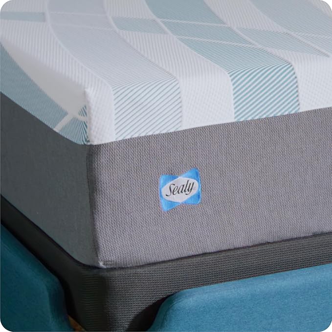 Sealy Dreamlife 12” Hybrid Mattress-in-a-Box, Twin, SealyComfort Gel Memory Foam, SealyResponsive Encased Coils, Surface-Guard Technology