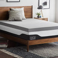 Lucid 4 Inch Bamboo Infused Memory Foam Mattress Topper - Full Size – Cooling Ventilation – Pressure Relieving Bed Topper - Mattress Pad – CertiPur Certified