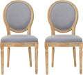 Christopher Knight Home Phinnaeus Fabric Dining Chairs, 2-Pcs Set, Light Grey
