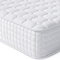 Vesgantti 8 Inch Multilayer Hybrid Twin XL Mattress - Multiple Sizes & Styles Available, Ergonomic Design with Memory Foam and Pocket Spring, Medium Firm Feel, White