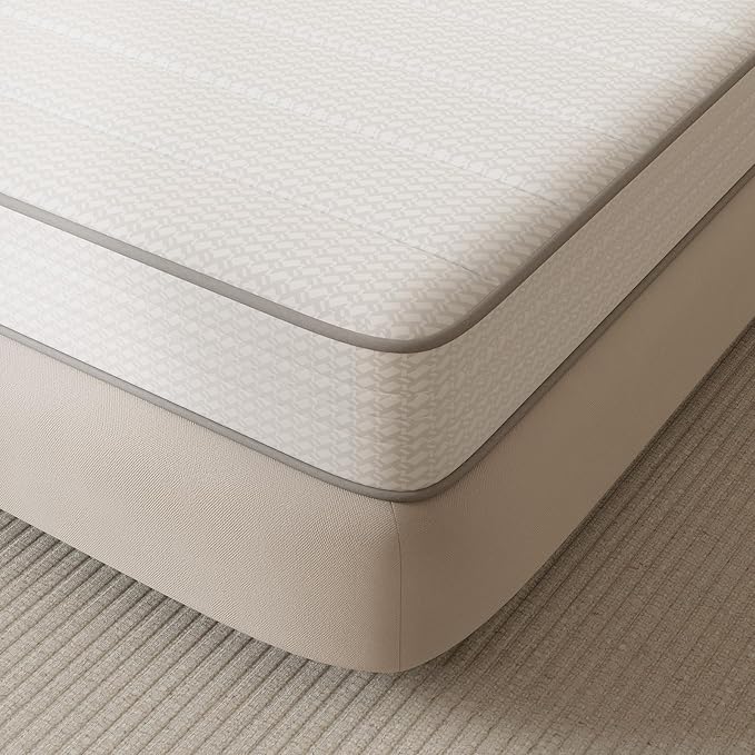 Novilla Twin XL Mattress, 8 Inch TXL Size Mattresses in a Box with Smarts™ Coil for Pressure Relief, Medium Firm Foam and Spring Hybrid Colchones with CertiPUR-US Certified for Kids