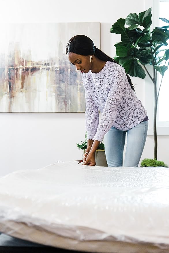 Signature Design by Ashley California King Size Chime 12" Medium Firm Memory Foam Mattress,Fiberglass Free with Green Tea & Charcoal Gel for Pressure Relief, White, Fiberglass Free, Mattress In A Box