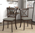 Wooden Dining Chairs Set of 2, Kitchen Chairs Upholstered Dining Chair, Farmhouse Dining Chairs for Dining Table, Max Load 300 Lbs,Dark Brown