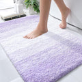 OLANLY Bathroom Rugs Mat 30x20, Extra Soft Absorbent Microfiber Bath Rugs, Rubber Backing, Quick Dry, Machine Washable Bath Mat for Bathroom Floor, Tub and Shower, Home Decor Accessories, Light Purple