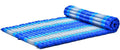 Leewadee - Kapok Roll Mat – Handcrafted Folding Sleep & Relaxation Mattress from Thailand, Ideal as Guest Bed, Camping Mat, Yoga Mat or Traditional Futon, 75 x 39 inches, Blue