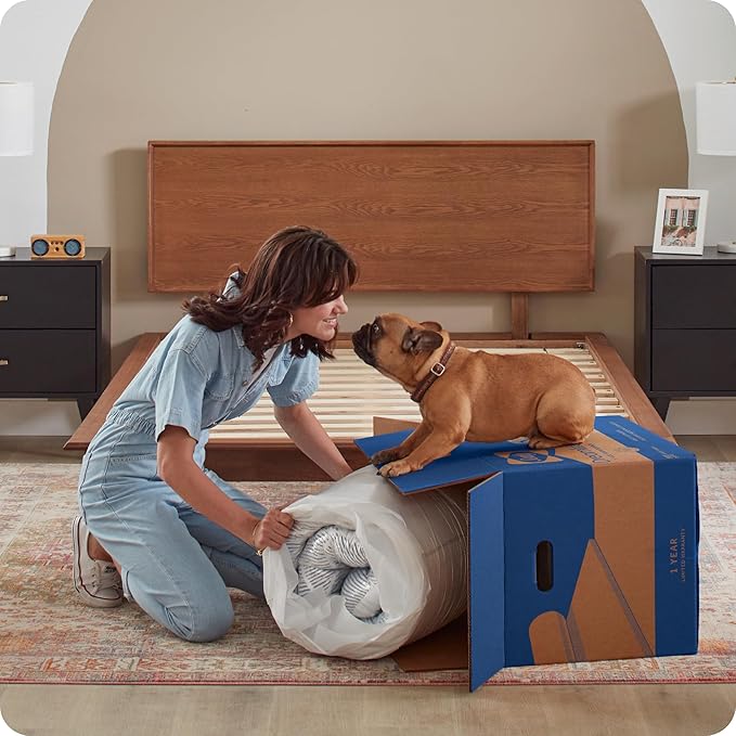 Sealy Dreamlife 8” Foam Mattress-in-a-Box, California King, SealyComfort Gel Memory Foam, Surface-Guard Technology, Breathable Comfort