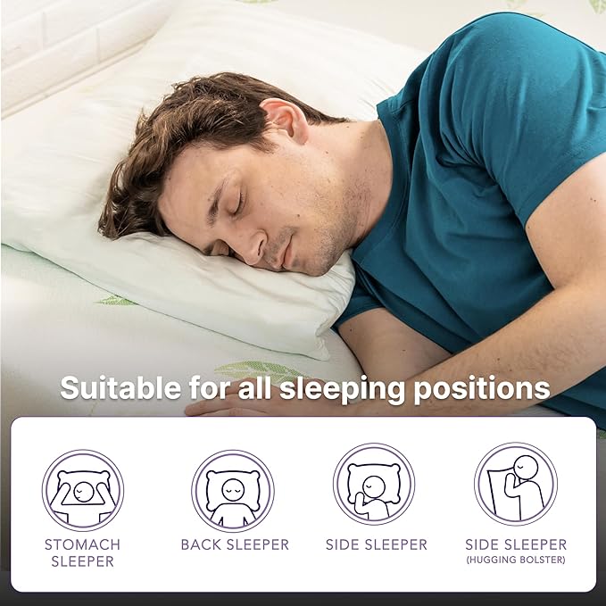 NapQueen Twin Size, 8 Inch Anula Green Tea Infused Memory Foam Mattress, Bed in a Box, CertiPUR-US Certified Mattress