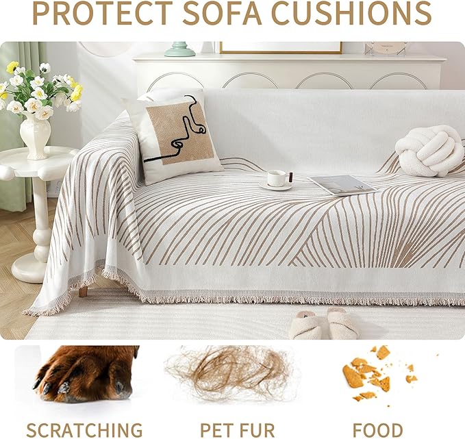 Non Slip Sofa Covers Couch Covers for 3 Cushion Couch Sofa Pet Friendly Washable Couch Covers for Sofa, Soft Thick Sectional Couch Covers L Shape Furniture Protector for Kids, Dogs 71" X118"