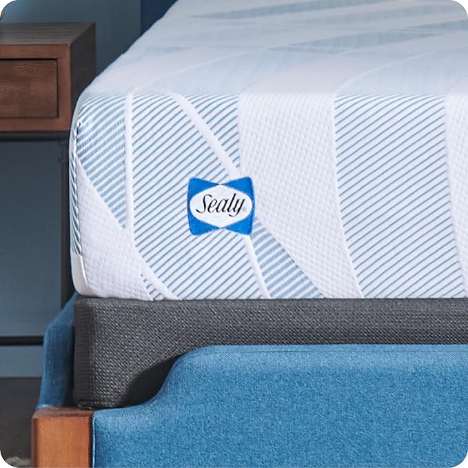 Sealy Dreamlife 10” Foam Mattress-in-a-Box, California King, SealyComfort Gel Memory Foam, Surface-Guard Technology, 10 Year Limited Warranty, Made in The USA