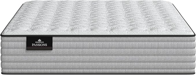 Kingsdown Passions Aspiration 14" Plush Hybrid Mattress, Queen, Tan