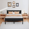 Metal Bed Frame,14Inch Queen Size Bed Frame with Storage Space,Heavy Duty Sturdy Mattress Foundation,Easy Assembly,No Box Spring Needed,Queen
