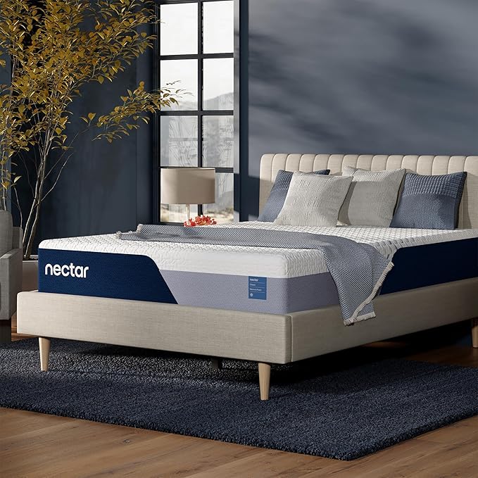Nectar Classic 12” Cal King Mattress - Medium Firm - Contouring Memory Foam - Cooling Top Layer - Support & Pressure-Relief - Mattress in a Box - 365-Night Trial & Forever Warranty