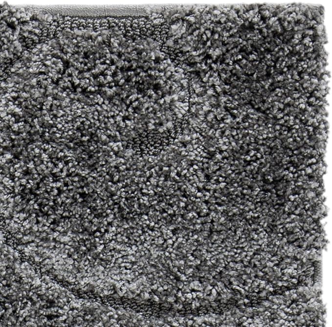 SAFAVIEH Florida Shag Collection Runner Rug - 2'3" x 17', Grey, Scroll Design, Non-Shedding & Easy Care, 1.2-inch Thick Ideal for High Traffic Areas in Living Room, Bedroom (SG455-8013)