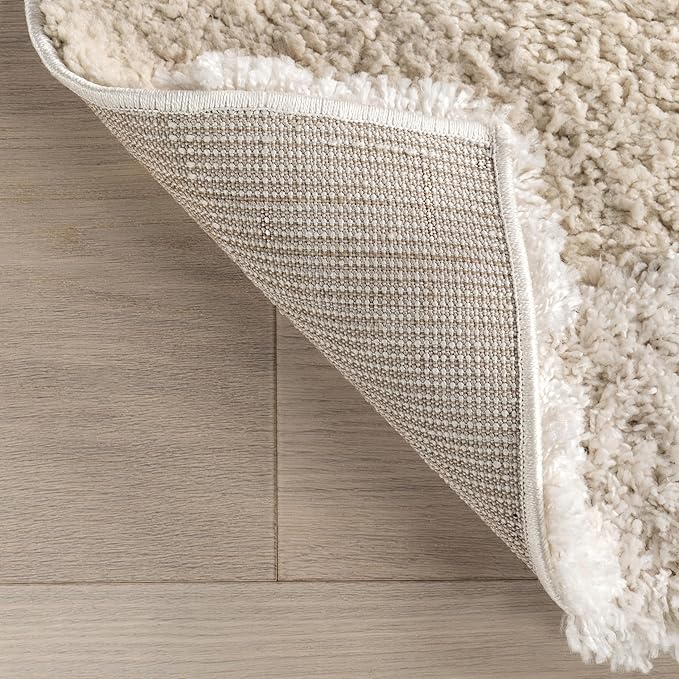 nuLOOM Gloria Abstract Shag Area Rug, 10x14, Beige