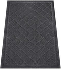 Front Door Mat Indoor Outdoor, 48" x 30" Non Slip Welcome Doormat for Entryway, Heavy Duty Low Profile Entrance Rug for High Traffic Areas, Patio, Outside Entry, Yard, Porch Waterproof