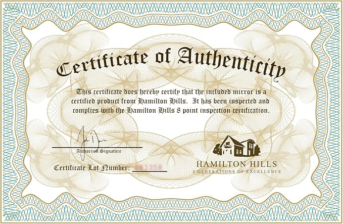 Hamilton Hills 22x30 inch Metal Silver Frame Bathroom Mirror - Brushed Steel Rectangular Rounded Corner Vanity - 2 Inch Deep Set Design - Large Wall Mirror, Hangs Horizontal and Vertical