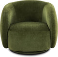 POLY & BARK Poole Lounge Chair in Distressed Green Velvet