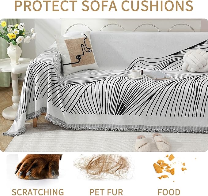 Non Slip Sofa Covers Couch Covers for 2 Cushion Couch Sofa Pet Friendly Washable Couch Covers for Sofa, Soft Thick Sectional Couch Covers L Shape Furniture Protector for Kids, Dogs 71" X102"