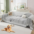 Non Slip Sofa Covers Couch Covers for 3 Cushion Couch Sofa Pet Friendly Washable Couch Covers for Sofa, Soft Thick Sectional Couch Covers L Shape Furniture Protector for Kids, Dogs 71" X118"