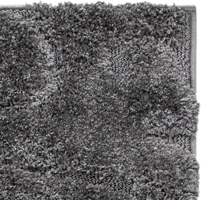 SAFAVIEH Florida Shag Collection Runner Rug - 2'3" x 9', Grey, Scroll Design, Non-Shedding & Easy Care, 1.2-inch Thick Ideal for High Traffic Areas in Living Room, Bedroom (SG455-8013)