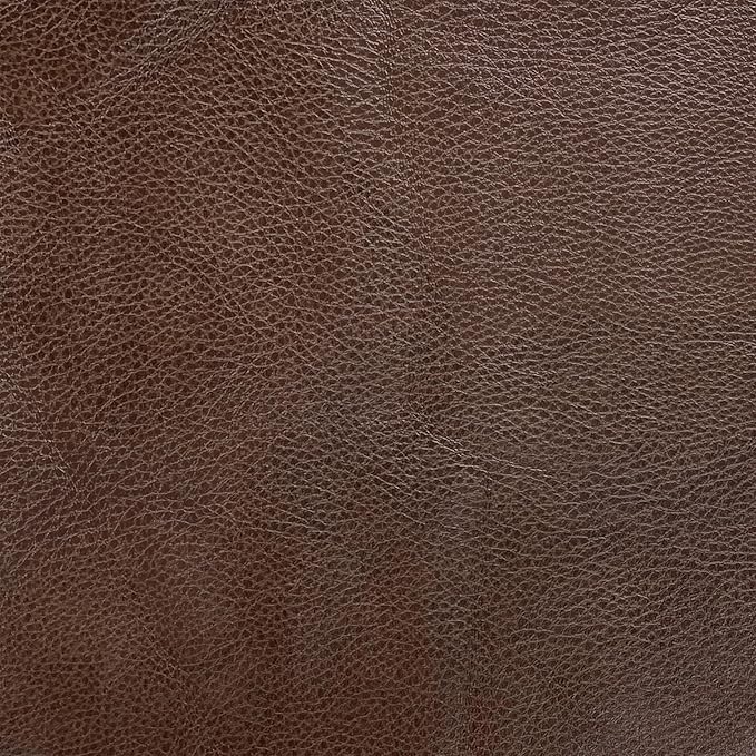 HomePop Home Decor |K2380-E910 | Luxury Large Faux Leather Square Storage Ottoman | Ottoman with Storage for Living Room & Bedroom, Brown Faux Leather