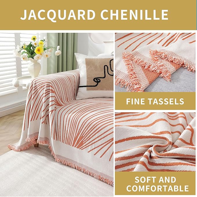 Non Slip Sofa Covers Couch Covers for 3 Cushion Couch Sofa Pet Friendly Washable Couch Covers for Sofa, Soft Thick Sectional Couch Covers L Shape Furniture Protector for Kids, Dogs 91" X134"