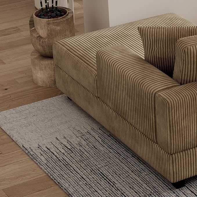99" Symmetrical U Shaped Reversible Modular Sectional Sofa, Convertible Sofa Lounger Couch with Double Chaise Lounge and Thickness Cushions, Extra Wide Seat Couch w/Headrest