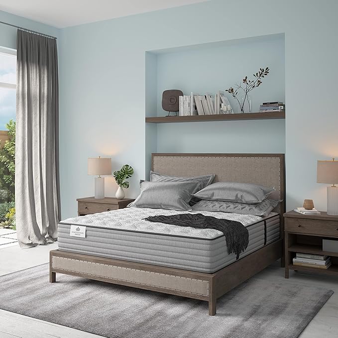 Kingsdown Passions Aspiration 14" Firm Hybrid Mattress, Queen, Tan