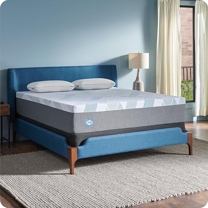 Sealy Dreamlife 12” Hybrid Mattress-in-a-Box, Twin, SealyComfort Gel Memory Foam, SealyResponsive Encased Coils, Surface-Guard Technology