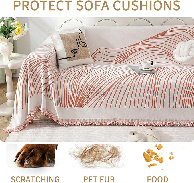 Non Slip Sofa Covers Couch Covers for 3 Cushion Couch Sofa Pet Friendly Washable Couch Covers for Sofa, Soft Thick Sectional Couch Covers L Shape Furniture Protector for Kids, Dogs 91" X134"