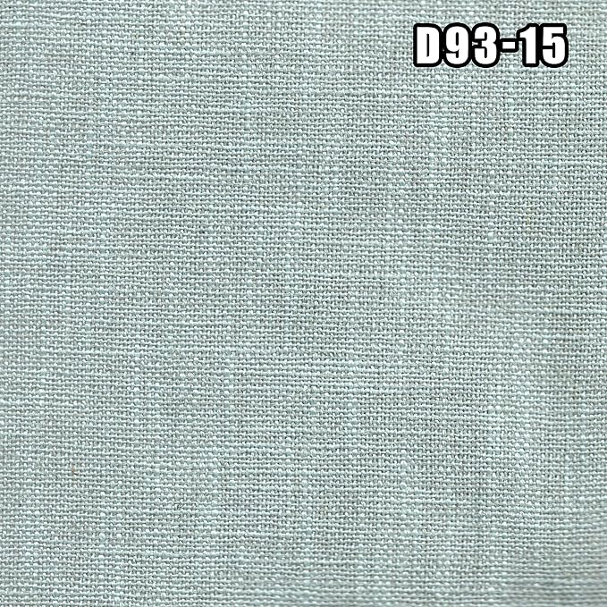 East West Furniture VEP2T15 Verona Parson Dining Chairs - Nailhead Trim Baby Blue Linen Fabric Padded Chairs, Set of 2, Linen White