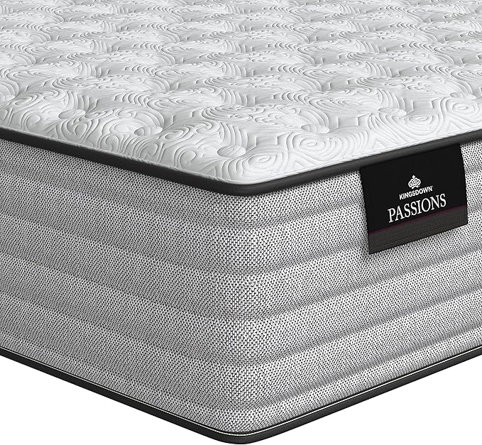 Kingsdown Passions Aspiration 14" Firm Hybrid Mattress, Queen, Tan