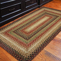 Gingerbread Brown Jute Braided Rug, 20x30 Rectangle - Perfect Country Decor for Kitchen, Entryway, Everywhere