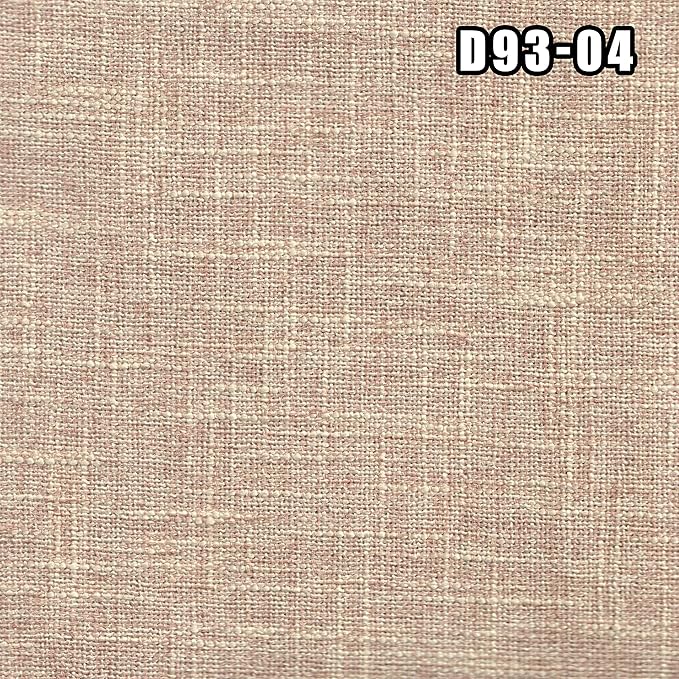 East West Furniture ESLA3-MAH-04 3 Piece Kitchen Table & Chairs Set Contains a Round Dining Room Table with Pedestal and 2 Light Tan Linen Fabric Parsons Chairs, 30x30 Inch, Mahogany